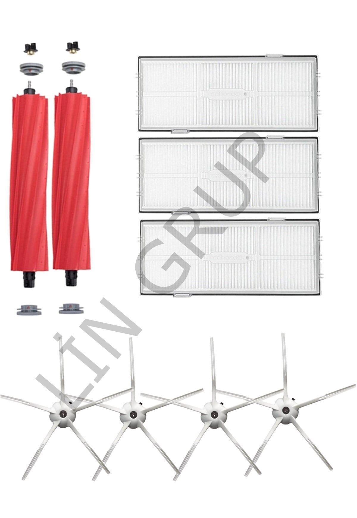 Roborock Q7 Max  Robot Süpürge Uyumlu 9'lu Yedek Parça Seti