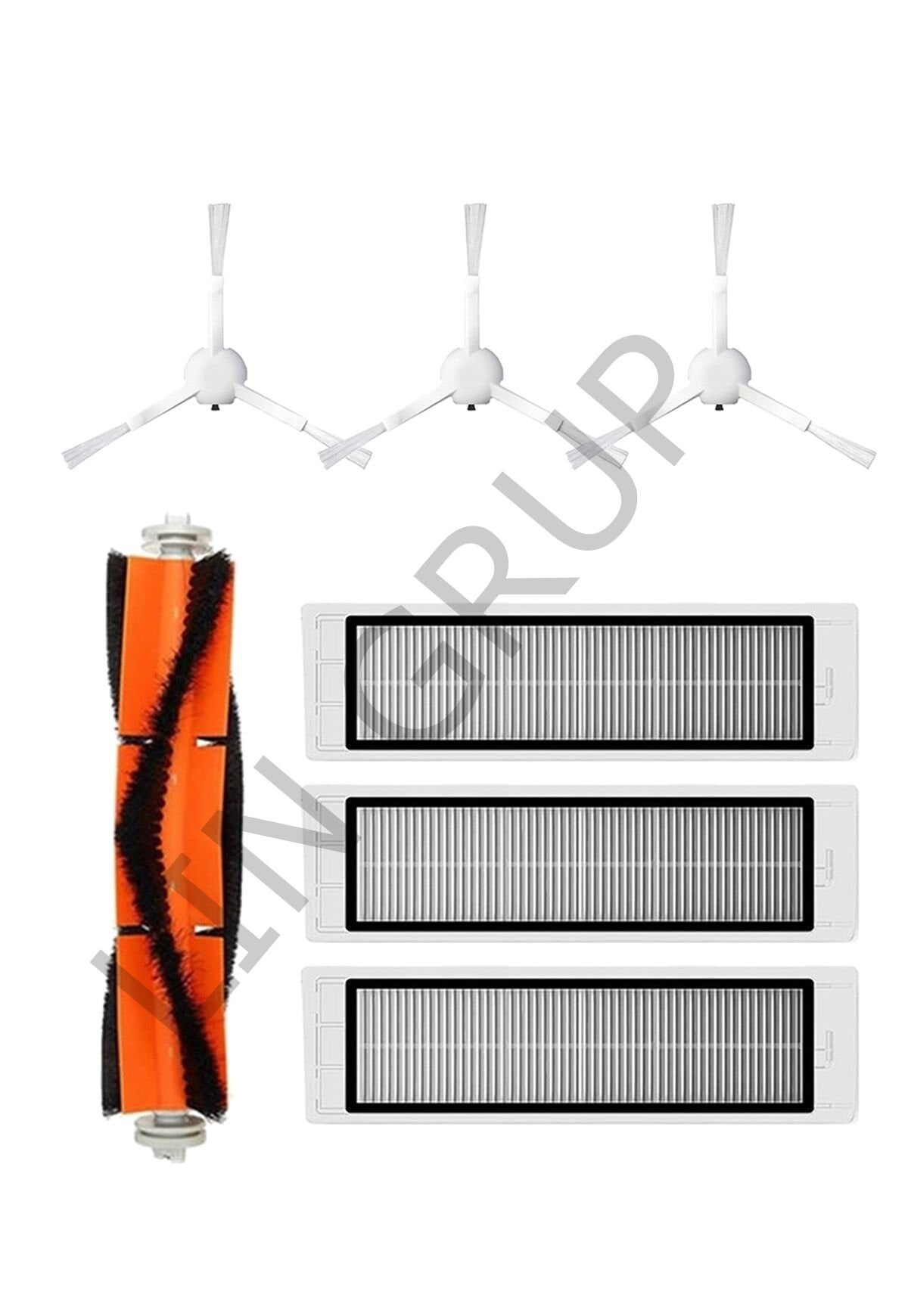 Xiaomi Trouver LDS Robot Süpürge Uyumlu 7'li Yedek Parça Seti