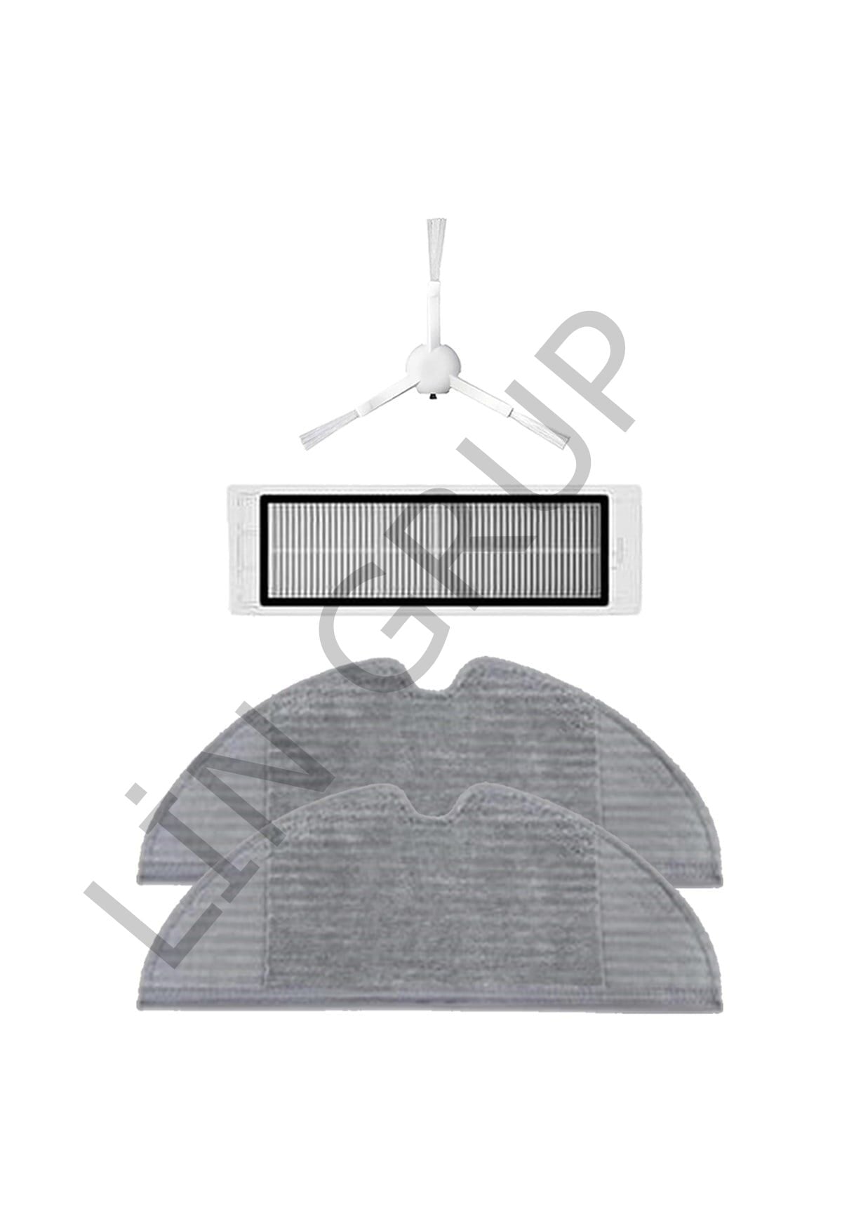 Xiaomi Vacuum Mop 1C (STYTJ01ZHM) Robot Süpürge Uyumlu 4'lü Yedek Parça Seti