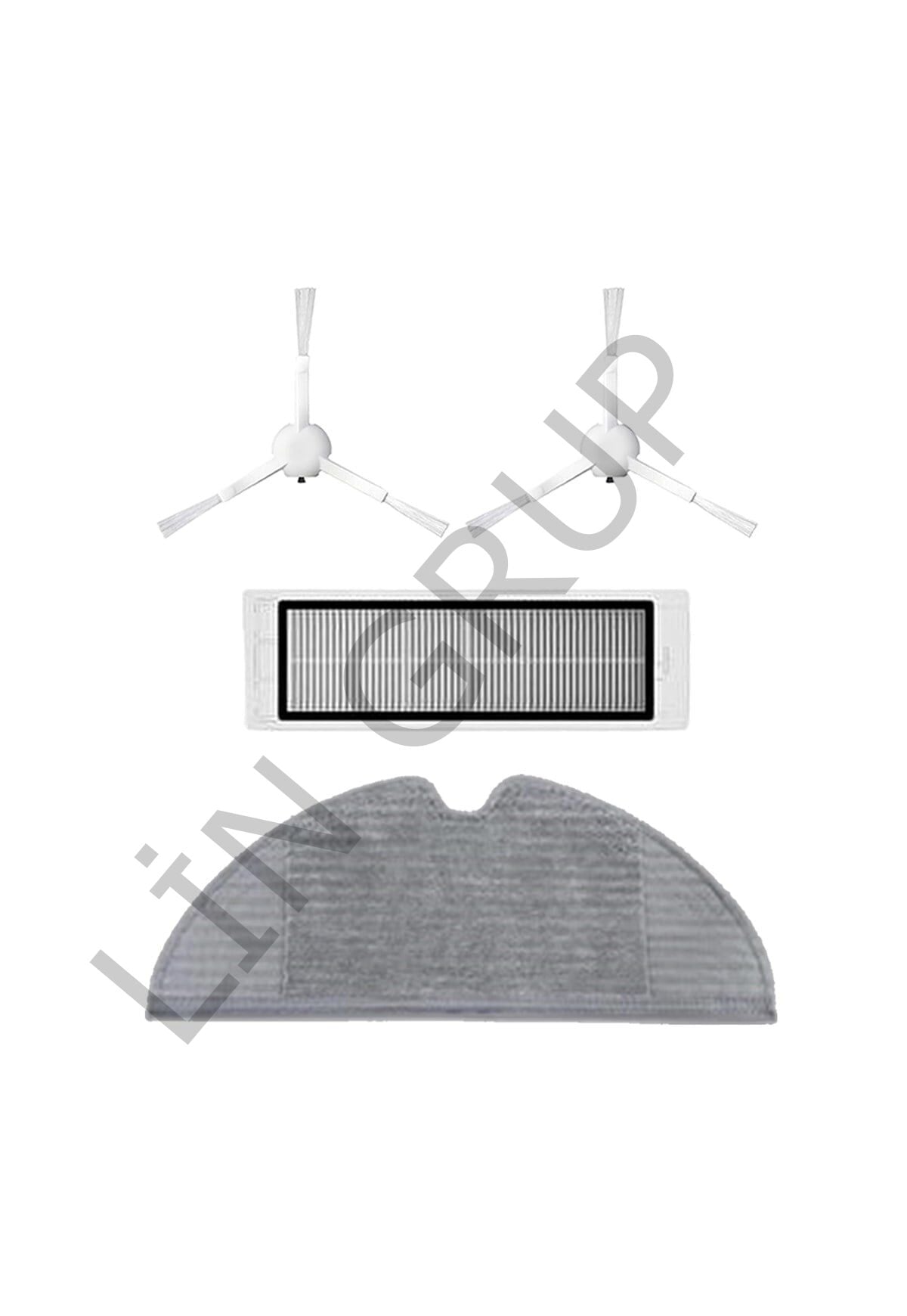 Xiaomi Vacuum Mop 1C (STYTJ01ZHM) Robot Süpürge Uyumlu 4'lü Yedek Parça Seti