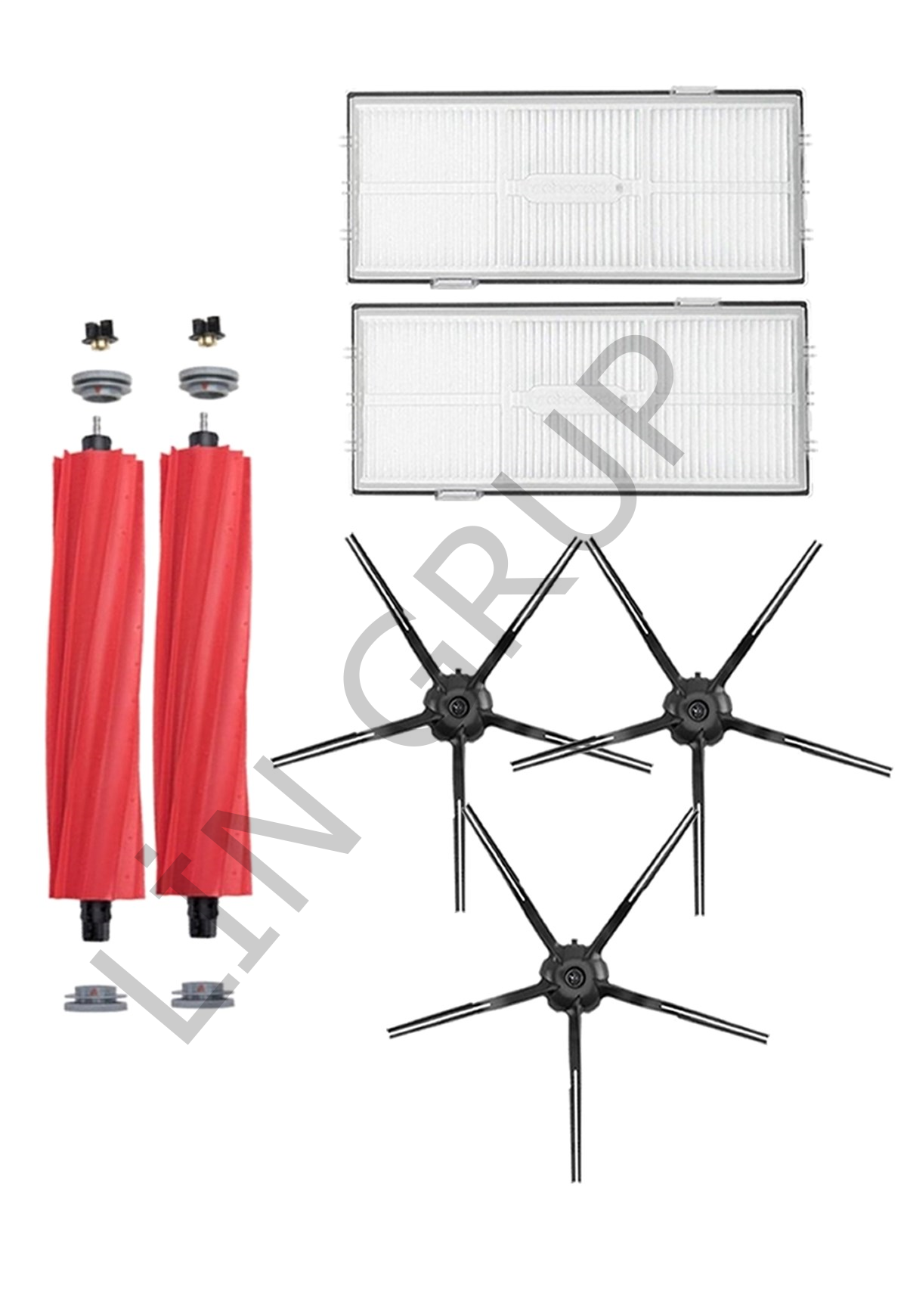 Roborock S7+ Robot Süpürge Uyumlu 7'li Yedek Parça Seti