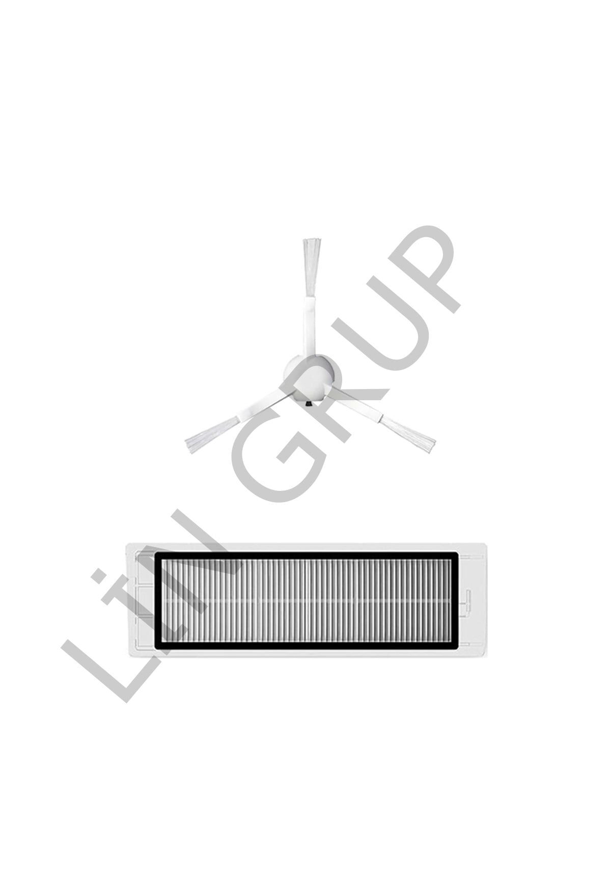 Xiaomi Trouver LDS Robot Süpürge Uyumlu 2'li Yedek Parça Seti