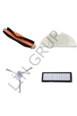 Xiaomi Vacuum Mop 1C (STYTJ01ZHM) Robot Süpürge Uyumlu 4'lü Yedek Parça Seti