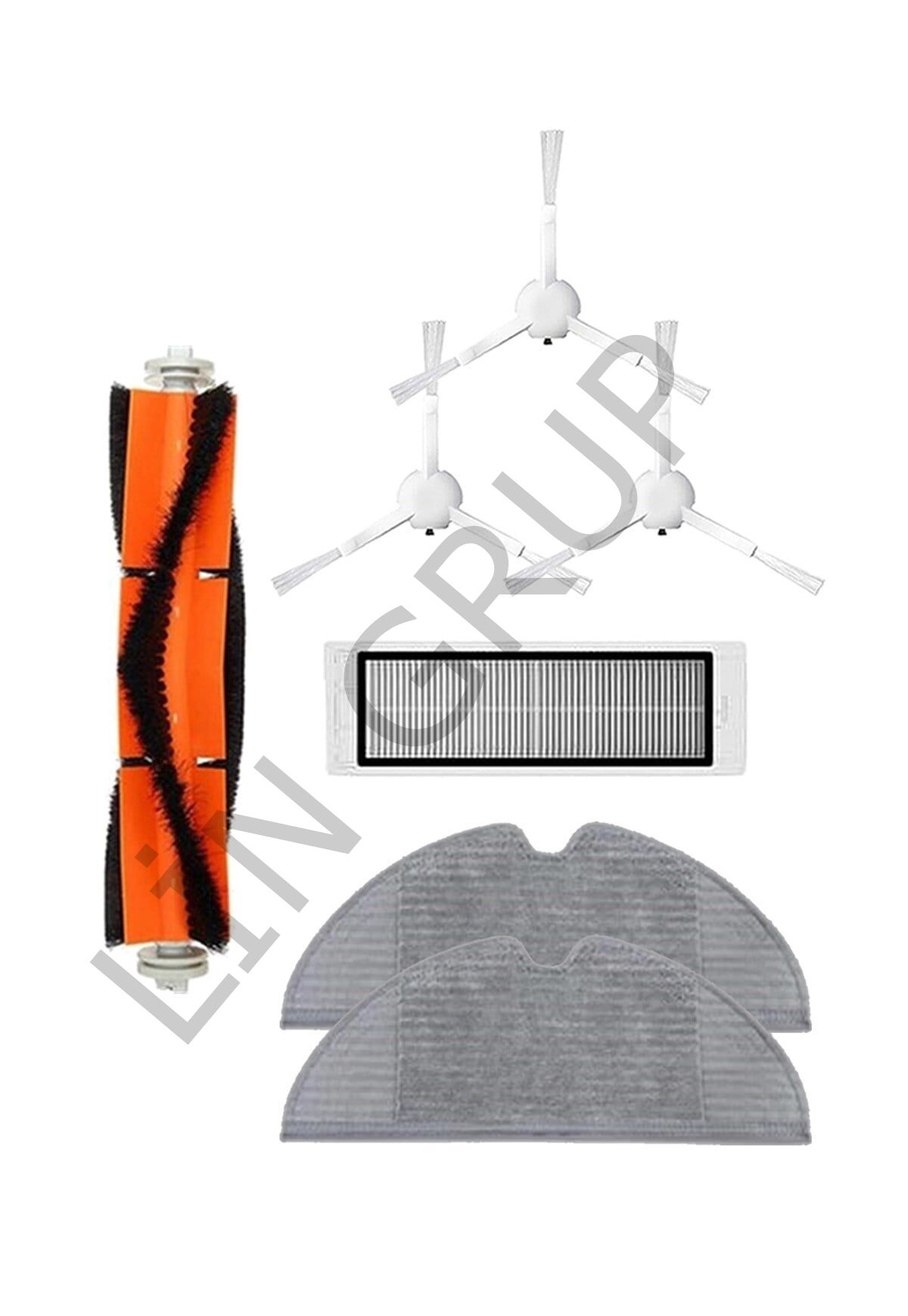 Xiaomi Vacuum Mop 2C  Robot Süpürge Uyumlu 7'li Yedek Parça Seti