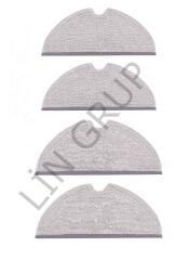 Xiaomi Vacuum Mop 1C (STYTJ01ZHM) Robot Süpürge Uyumlu 4'lü Mop Bezi