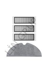 Xiaomi Vacuum Mop 1C (STYTJ01ZHM) Robot Süpürge Uyumlu 4'lü Yedek Parça Seti