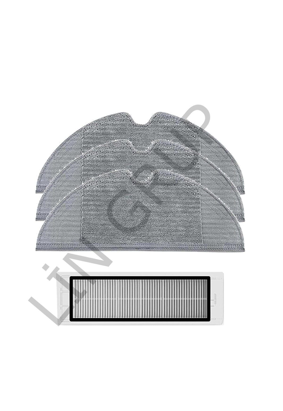 Xiaomi Trouver LDS Robot Süpürge Uyumlu 4'lü Yedek Parça Seti