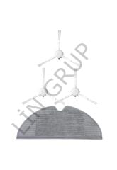 Xiaomi Vacuum Mop 1C (STYTJ01ZHM) Robot Süpürge Uyumlu 4'lü Yedek Parça Seti