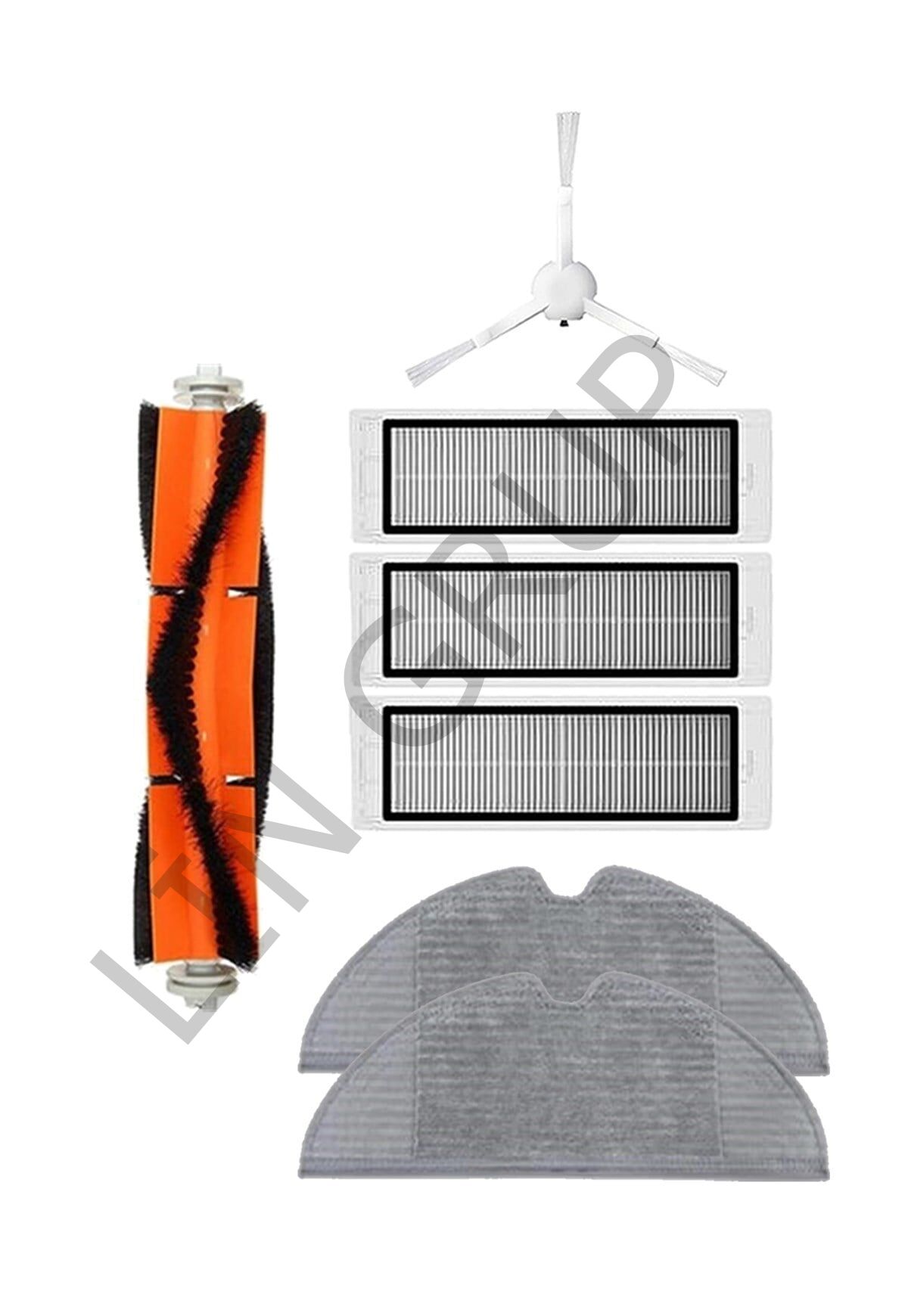 Xiaomi Vacuum Mop 2C  Robot Süpürge Uyumlu 7'li Yedek Parça Seti