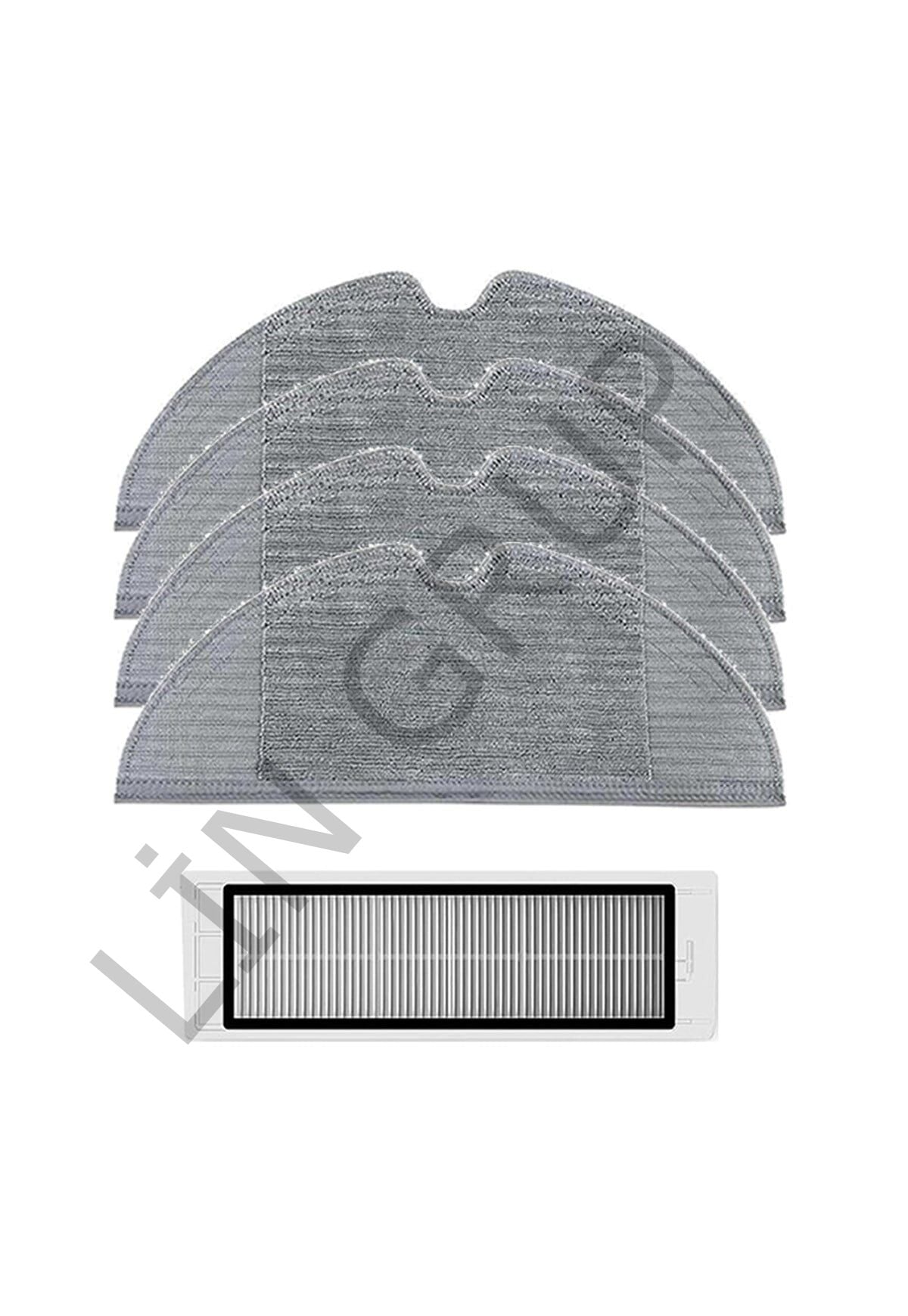 Xiaomi Trouver LDS Robot Süpürge Uyumlu 5'li Yedek Parça Seti