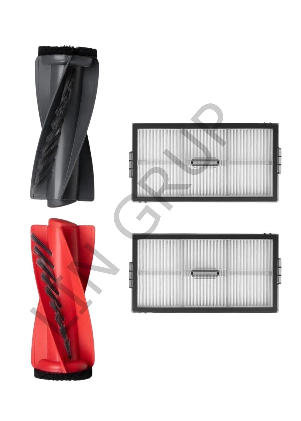 Roborock Q Revo Curv X Robot Süpürge Uyumlu 3'lü Yedek Parça Seti