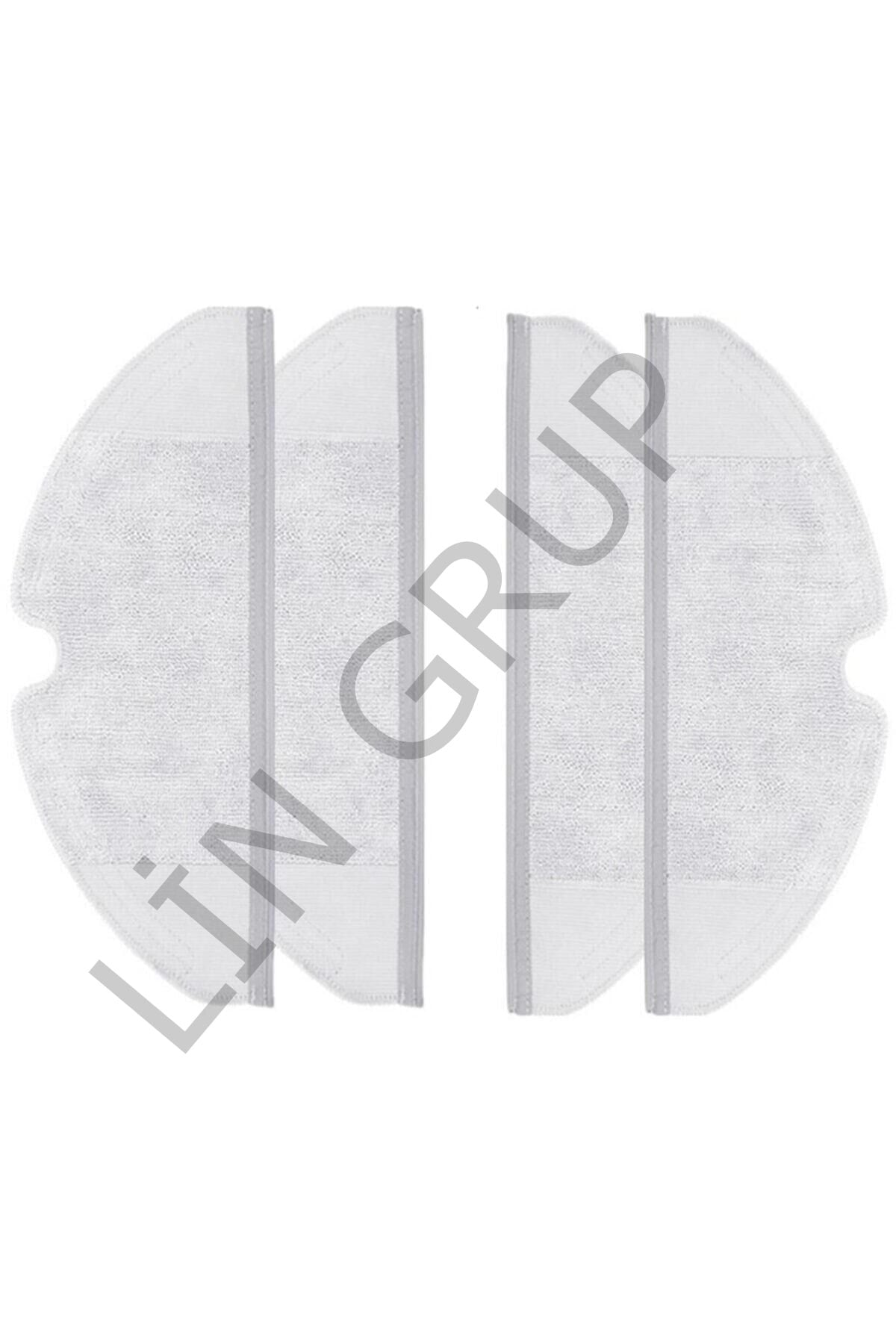 Xiaomi Vacuum Mop 1C (STYTJ01ZHM) Robot Süpürge Uyumlu 4'li Mop Bezi- Yedek Parça Seti