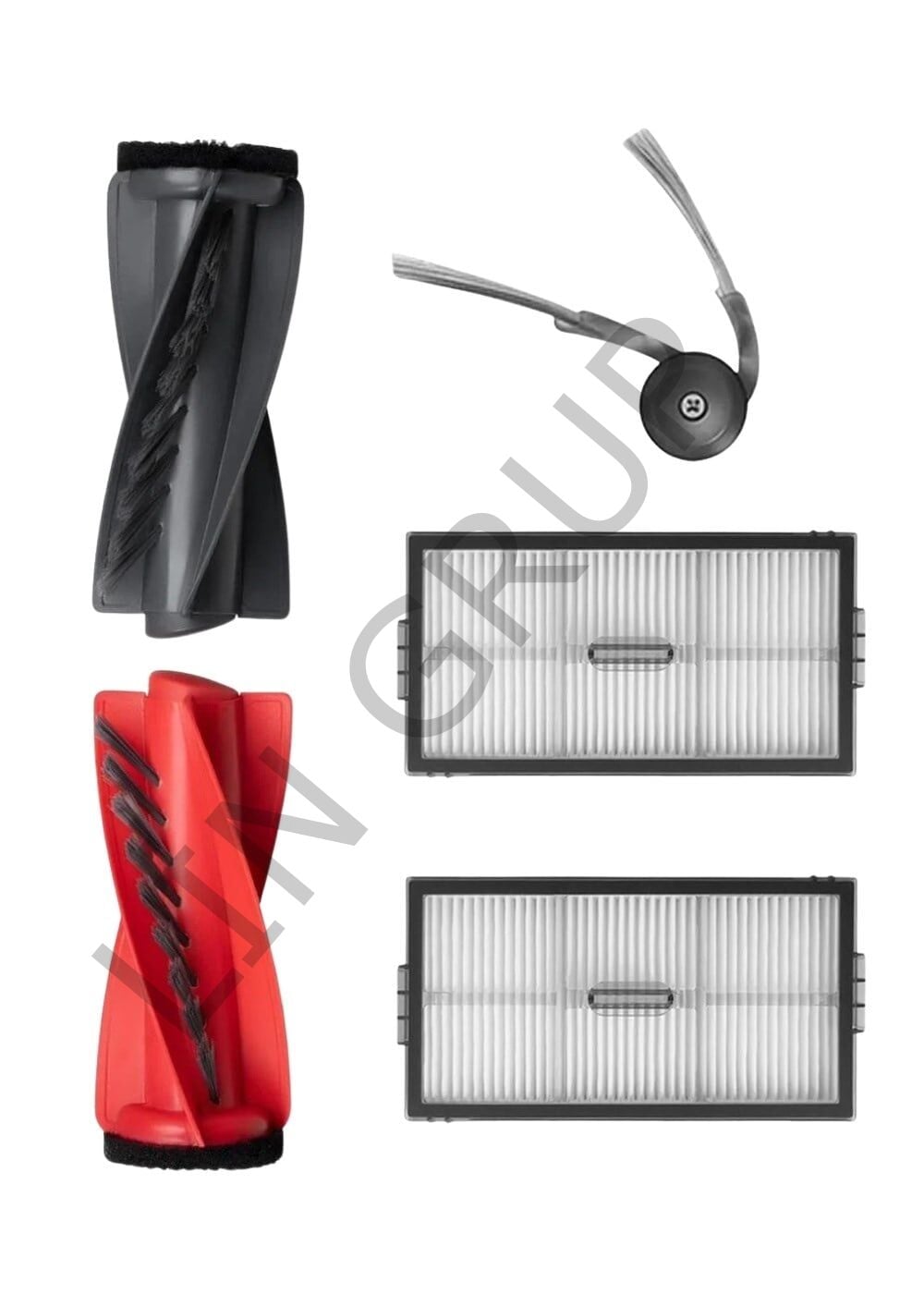 Roborock Q Revo Curv X Robot Süpürge Uyumlu 3'lü Yedek Parça Seti