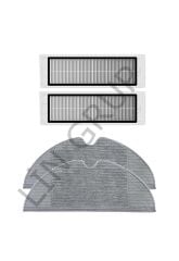 Xiaomi Trouver LDS Robot Süpürge Uyumlu 4'lü Yedek Parça Seti