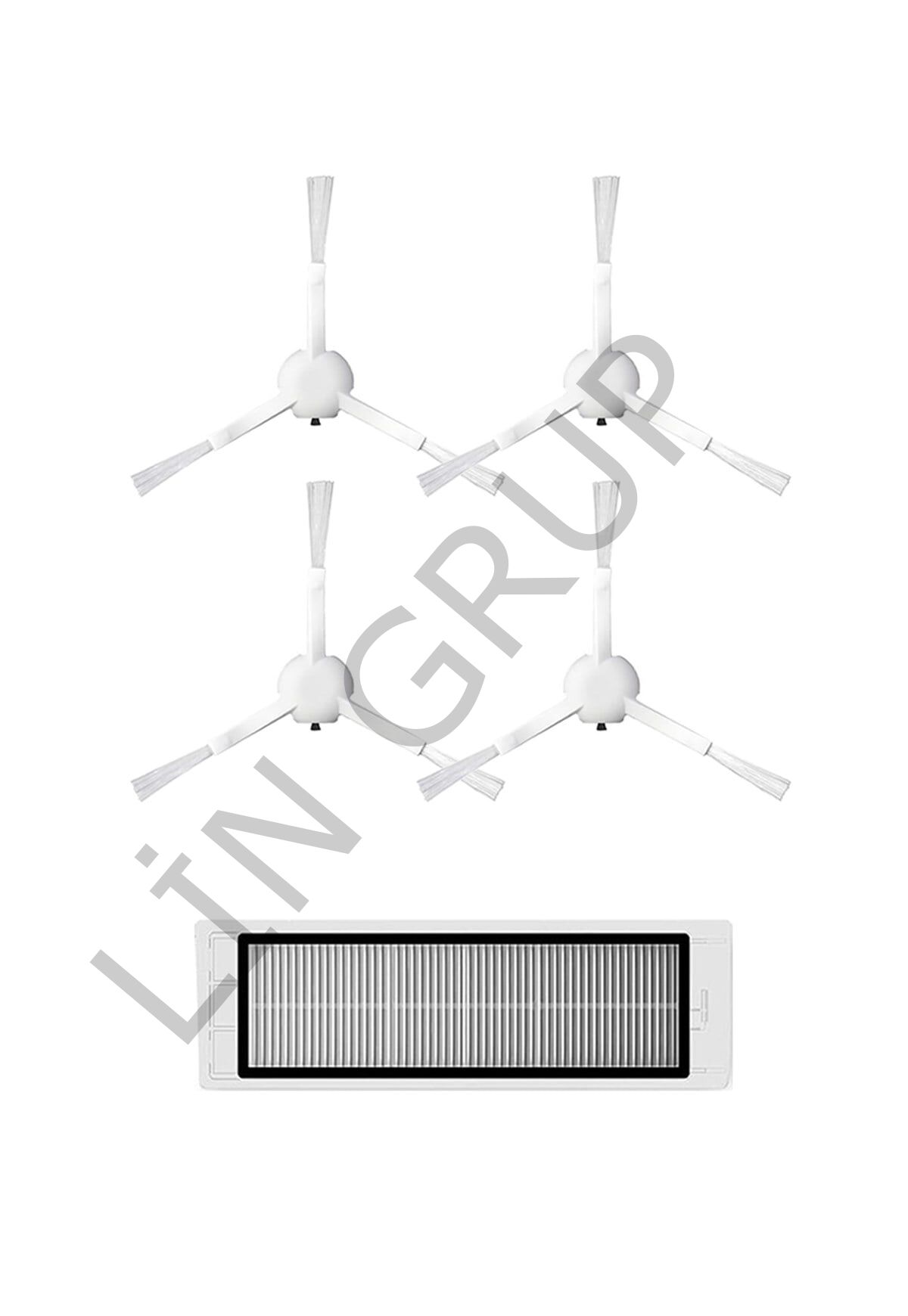 Xiaomi Trouver LDS Robot Süpürge Uyumlu 5'li Yedek Parça Seti
