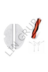 Xiaomi Vacuum Mop 1C (STYTJ01ZHM) Robot Süpürge Uyumlu 5'li Yedek Parça Seti
