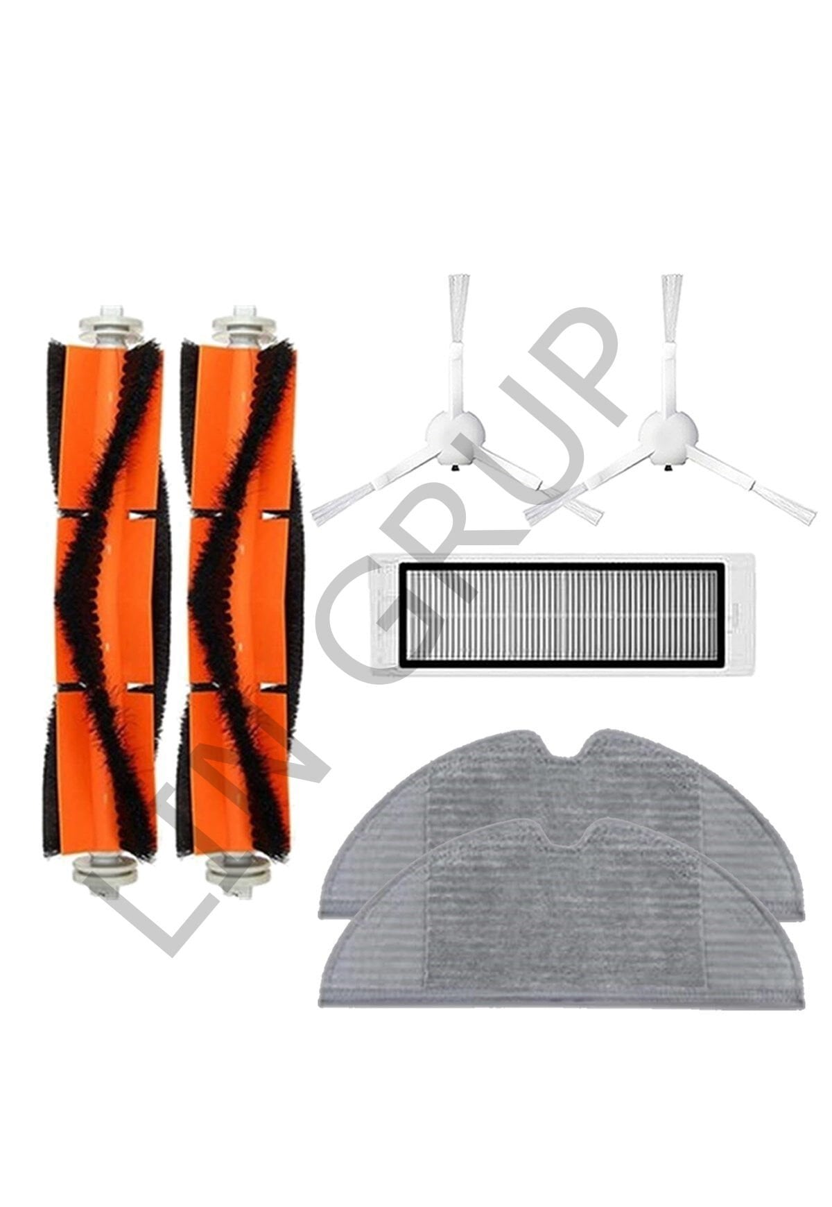 Xiaomi Vacuum Mop 2C  Robot Süpürge Uyumlu 7'li Yedek Parça Seti