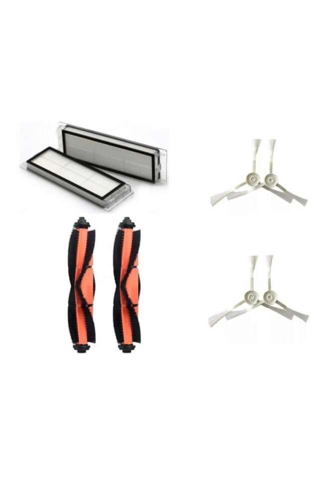 İthalatçı Garantili Essential Vacuum Mop 8'li Set Turuncu (Yedek Parça Seti)