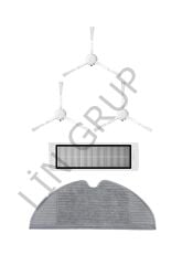 Xiaomi Vacuum Mop 1C (STYTJ01ZHM) Robot Süpürge Uyumlu 5'li Yedek Parça Seti