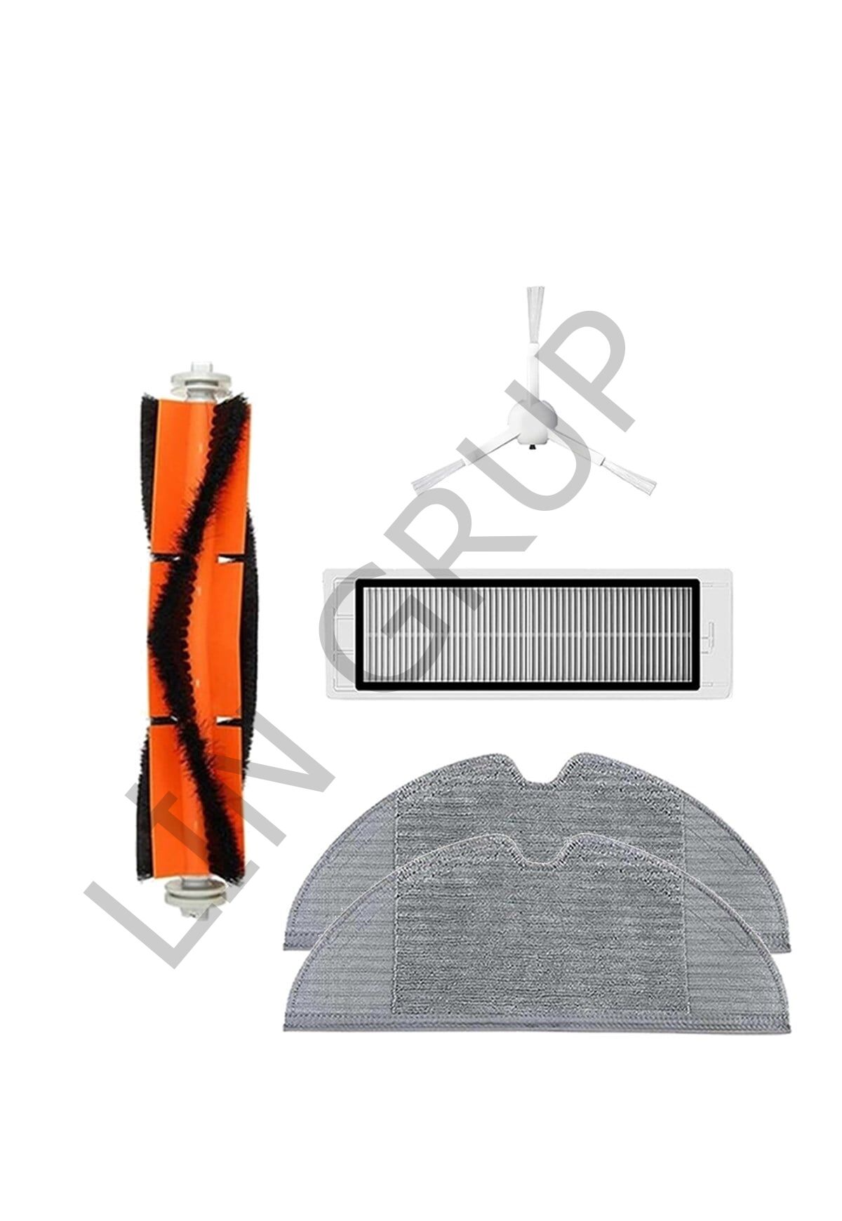 Xiaomi Trouver LDS Robot Süpürge Uyumlu 5'li Yedek Parça Seti