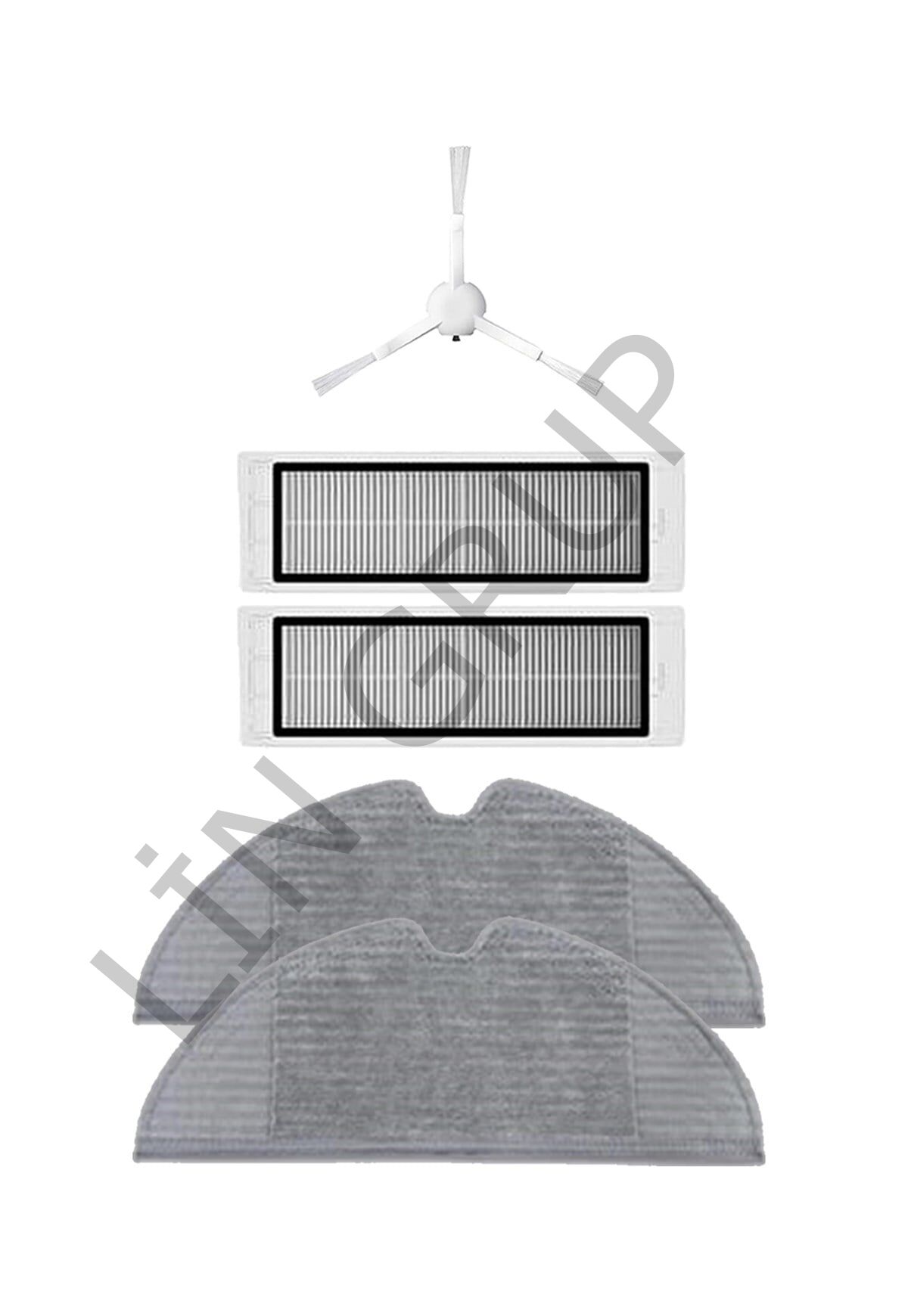 Xiaomi Vacuum Mop 1C (STYTJ01ZHM) Robot Süpürge Uyumlu 5'li Yedek Parça Seti