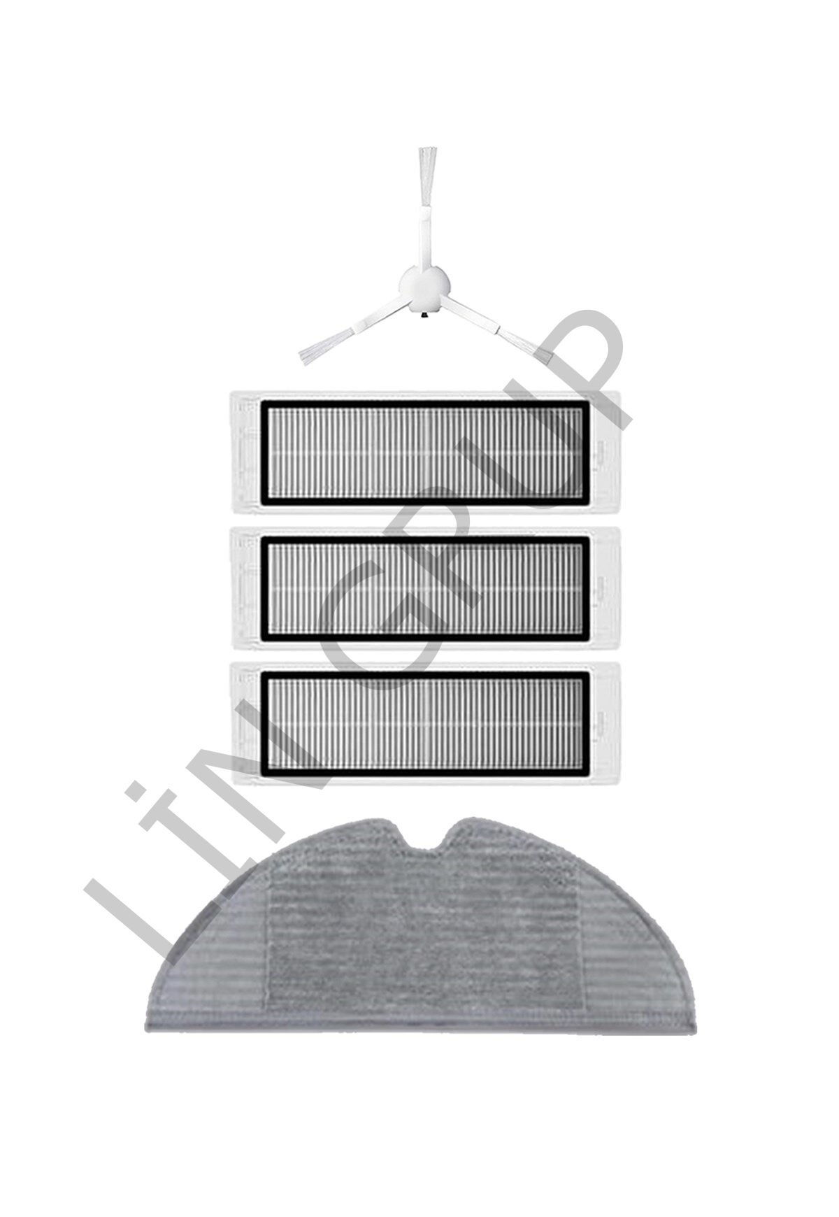 Xiaomi Vacuum Mop 1C (STYTJ01ZHM) Robot Süpürge Uyumlu 5'li Yedek Parça Seti