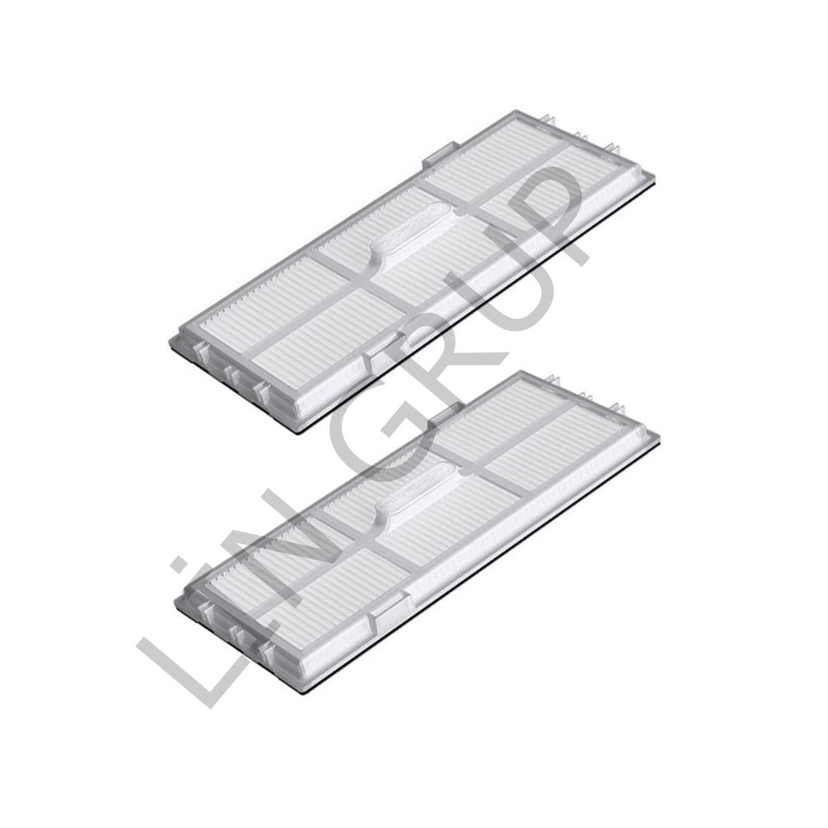 Roborock S7 Max V Robot Süpürge Uyumlu 2'li HEPA Filtre-Yedek Parça