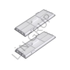 Roborock S7 Max V Robot Süpürge Uyumlu 2'li HEPA Filtre-Yedek Parça