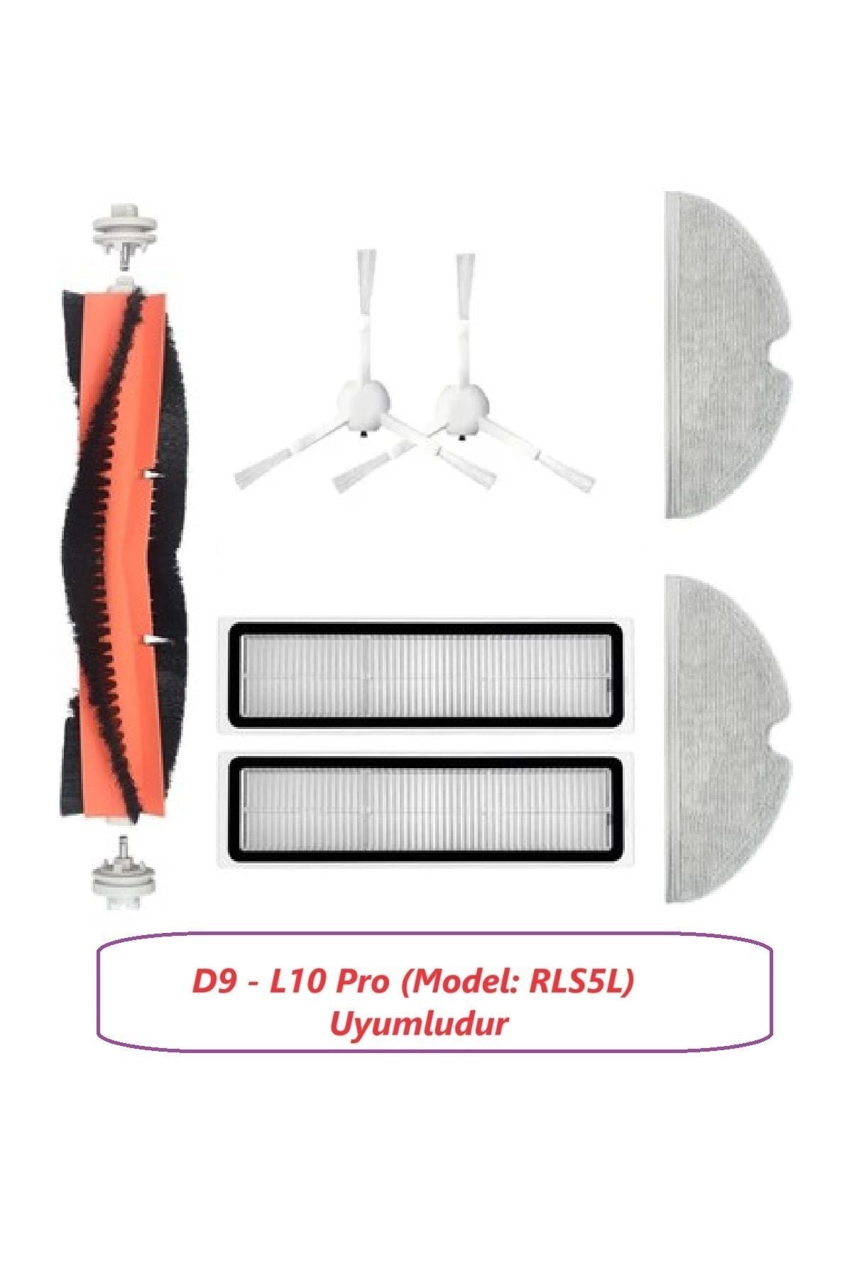 Dreame RLS5L Vacuum Uyumlu Süpürme Fırçası Yedek Parçaları