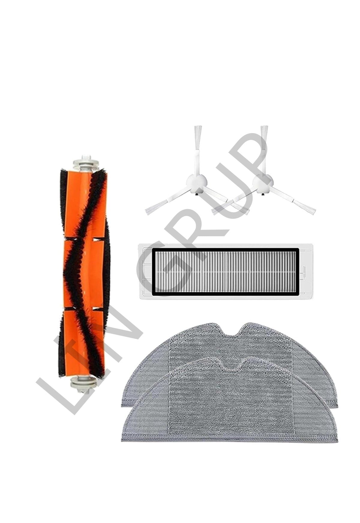 Xiaomi Trouver LDS Robot Süpürge Uyumlu 6'lı Yedek Parça Seti