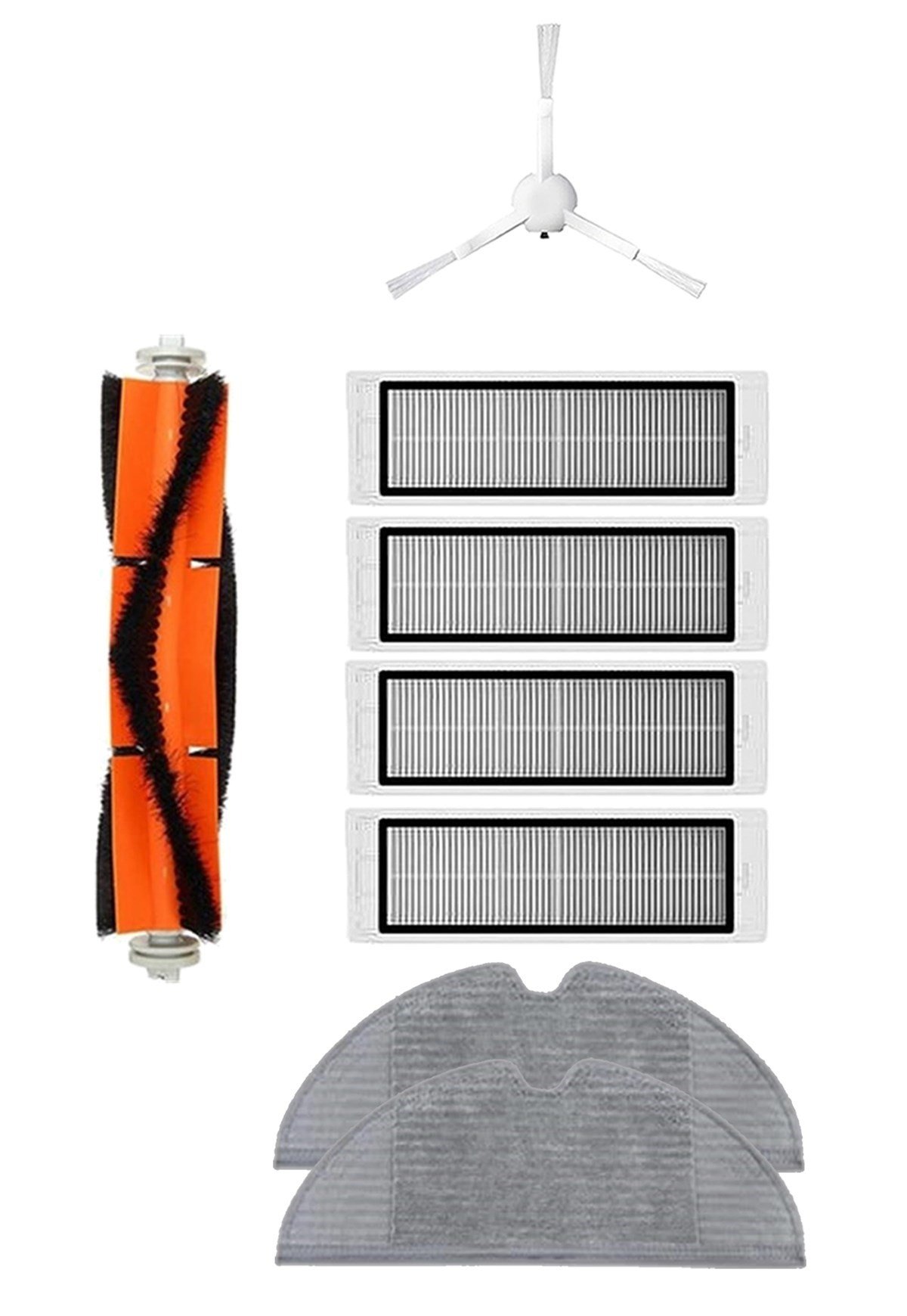 Dreame D9 Robot Süpürge Uyumlu 8'li Yedek Parça Seti