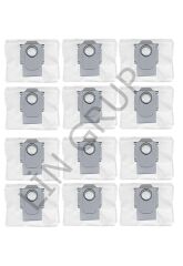 Roborock Q8 + Robot Süpürge Uyumlu 12'li Toz Torbası Yedek Parça Seti