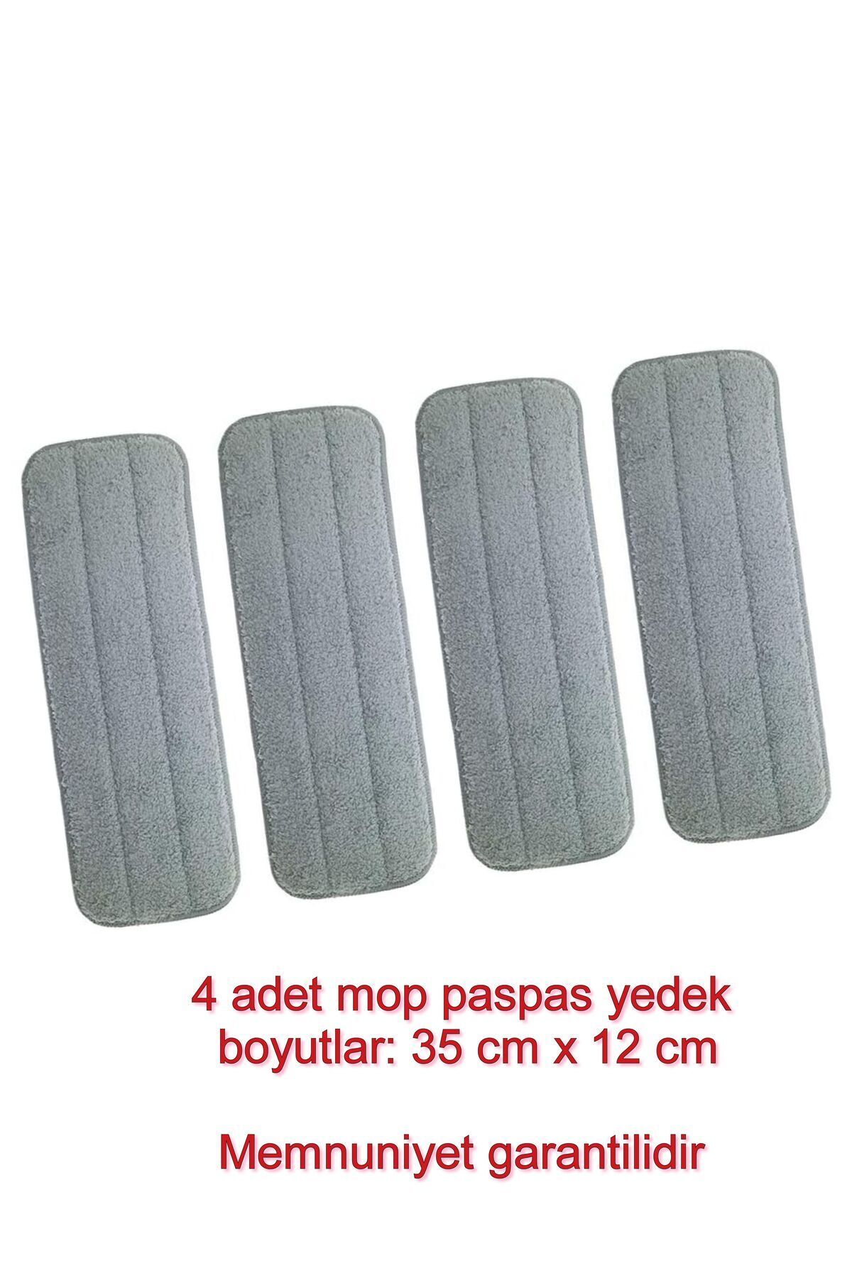 360 derece sprey mop paspas yedek yapışkanlı 35cm x 12 cm 4 adet
