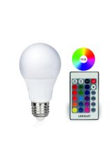 Rgb Led Ampül 220v 9w E27 Kumandalı Ledolet