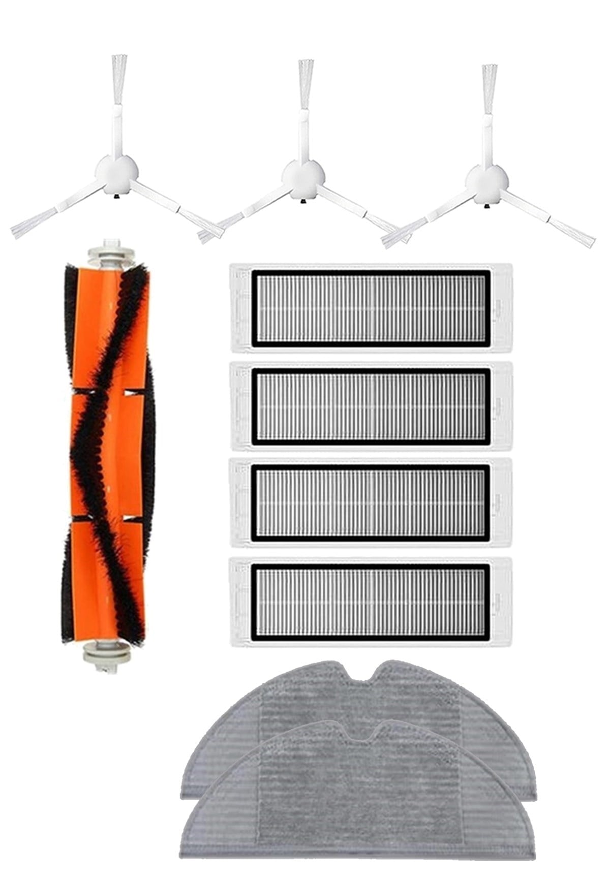 Dreame D9 Robot Süpürge Uyumlu 10'lu Yedek Parça Seti