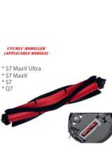 Roborock Robot Süpürge Uyumlu Kıllı Ana Fırça 2 Adet (Q7 Max S7 Maxv Ultra, S7 Sonic Pro Robot Vacuum Modelleri ile Uyumlu)