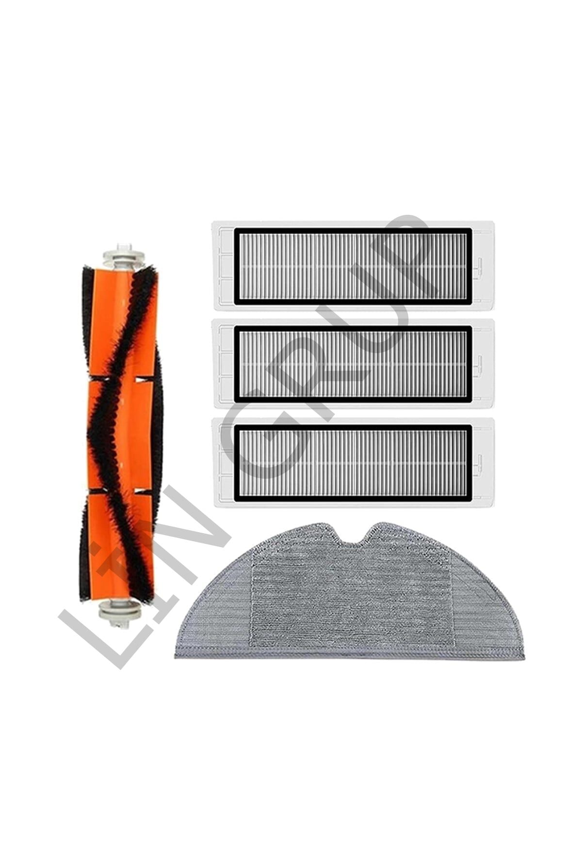 Xiaomi Trouver LDS Robot Süpürge Uyumlu 5'li Yedek Parça Seti