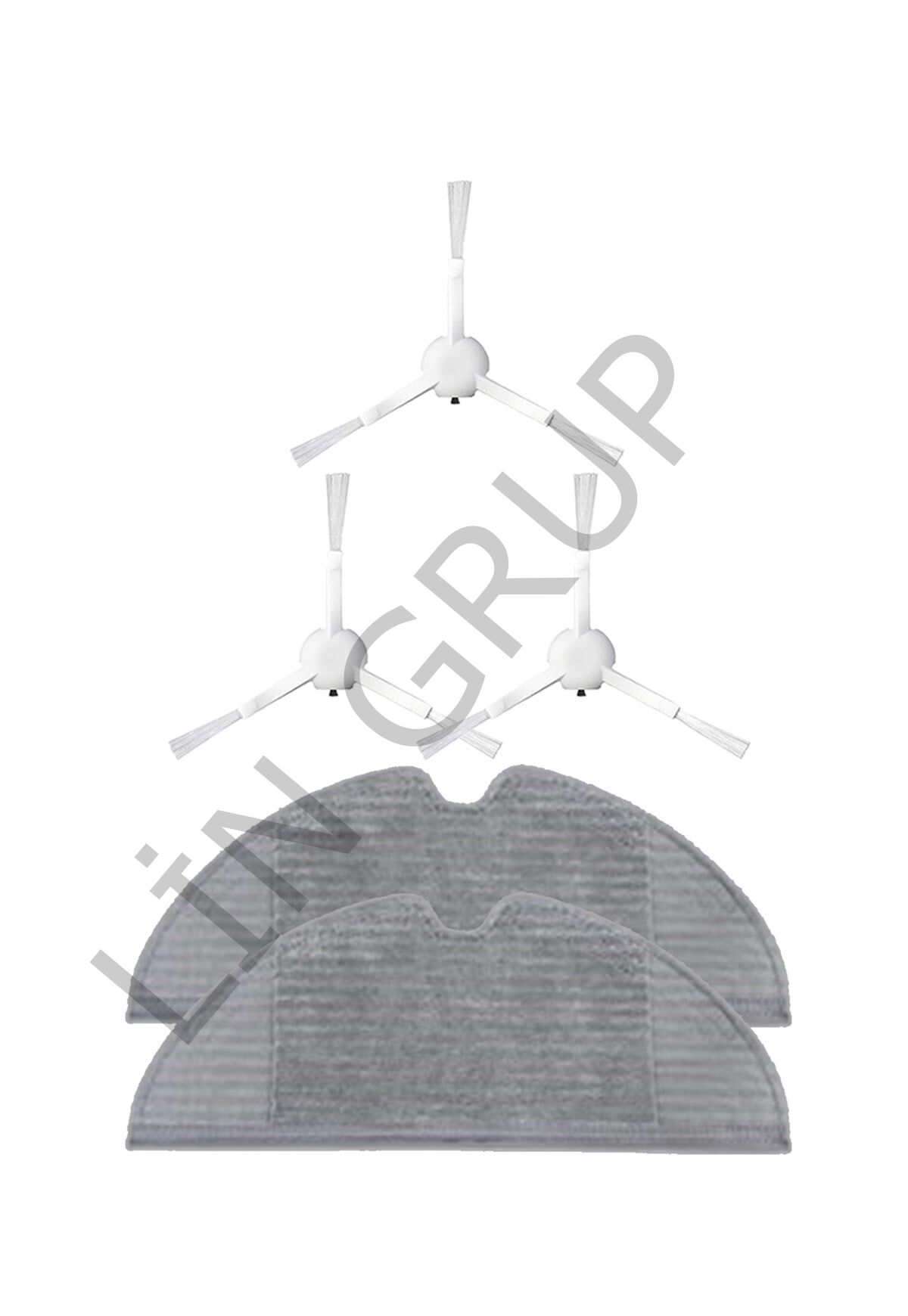 Xiaomi Vacuum Mop 1C (STYTJ01ZHM) Robot Süpürge Uyumlu 5'li Yedek Parça Seti