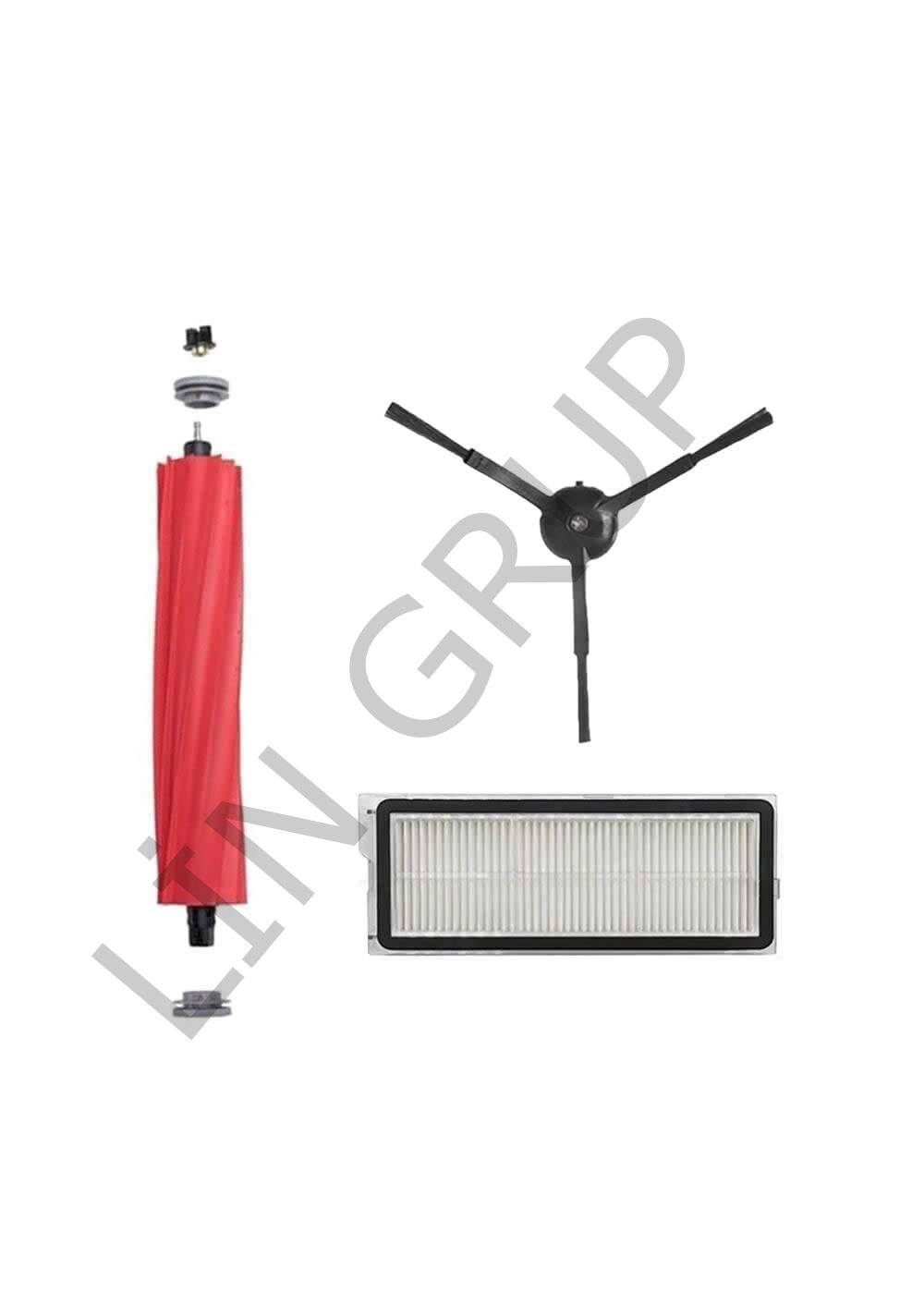 Roborock Q Revo S Robot Süpürge Uyumlu 3'lü Yedek Parça Seti