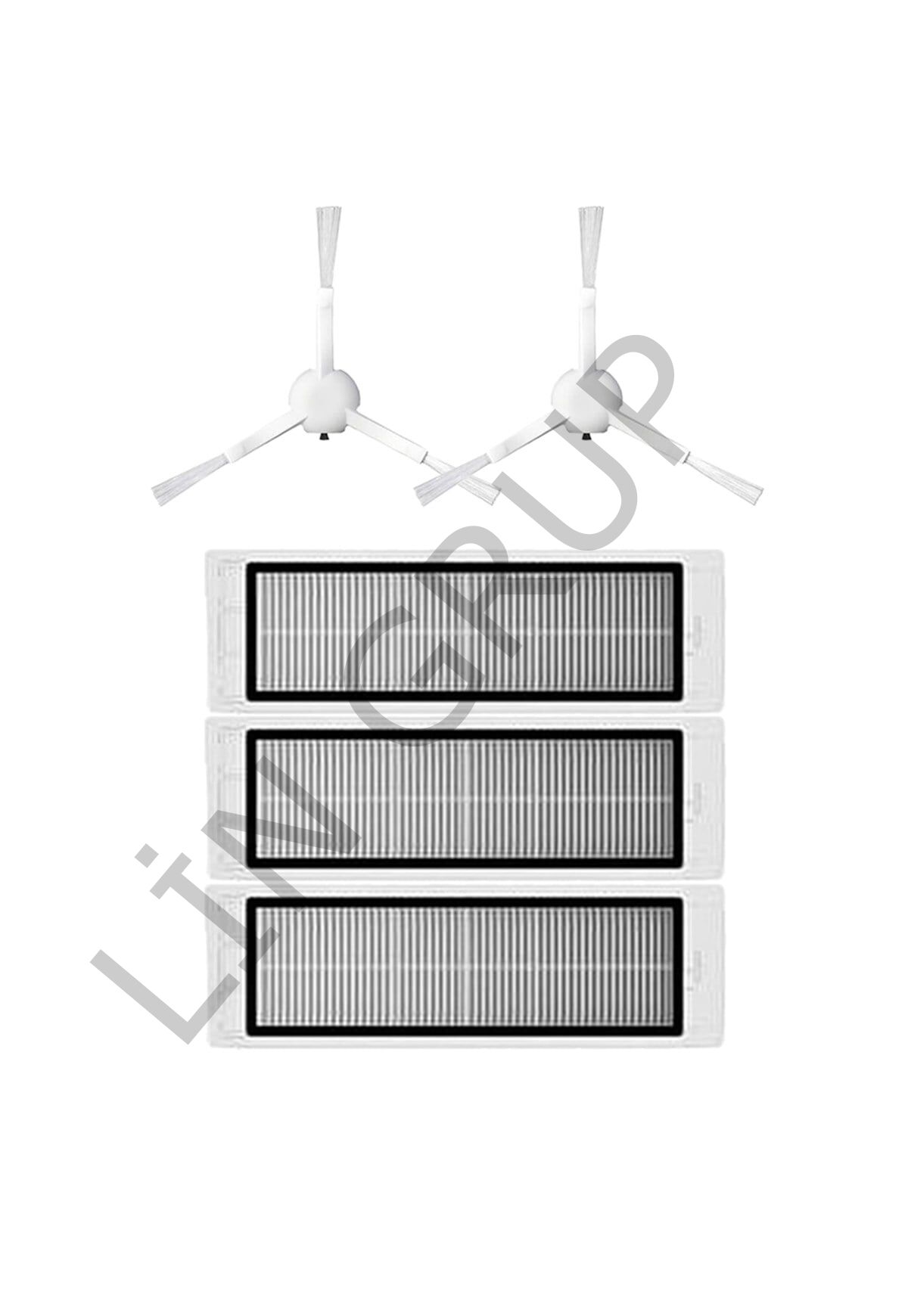 Xiaomi Vacuum Mop 1C (STYTJ01ZHM) Robot Süpürge Uyumlu 5'li Yedek Parça Seti