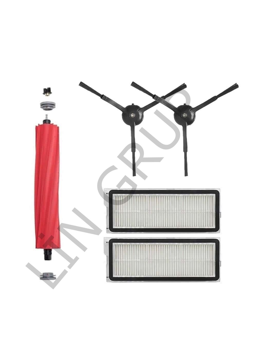 Roborock Q Revo S Robot Süpürge Uyumlu 5'li Yedek Parça Seti