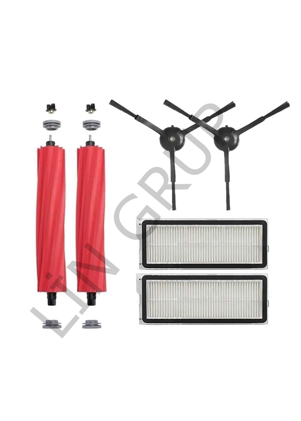 Roborock Q Revo S Robot Süpürge Uyumlu 6'lı Yedek Parça Seti
