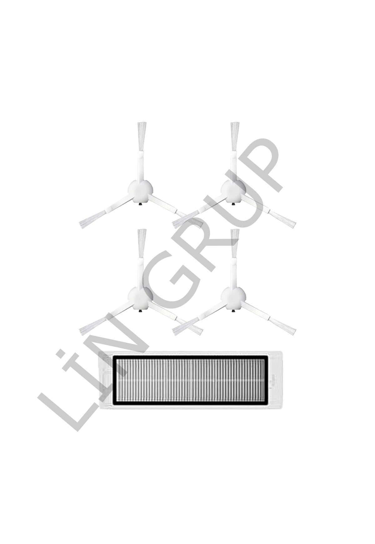 Xiaomi Vacuum Mop 1C (STYTJ01ZHM) Robot Süpürge Uyumlu 5'li Yedek Parça Seti