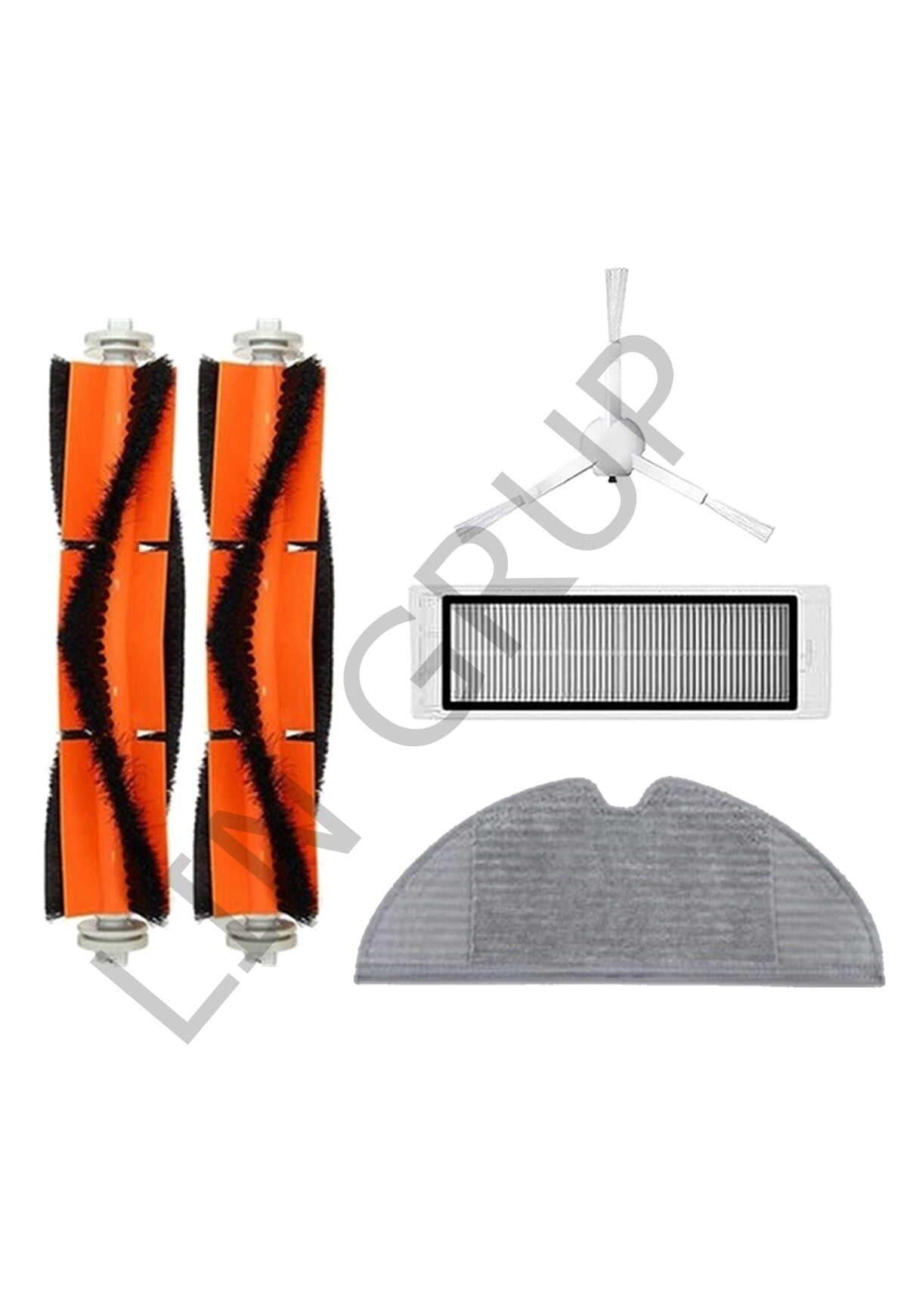 Xiaomi Vacuum Mop 1C (STYTJ01ZHM) Robot Süpürge Uyumlu 5'li Yedek Parça Seti