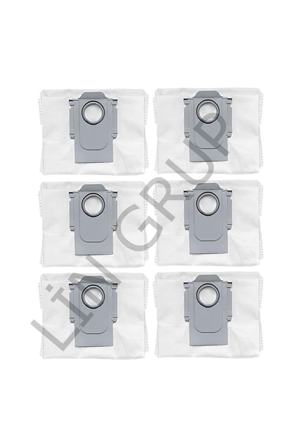 Roborock Q Revo S Robot Süpürge Uyumlu 6'lı Toz Torbası