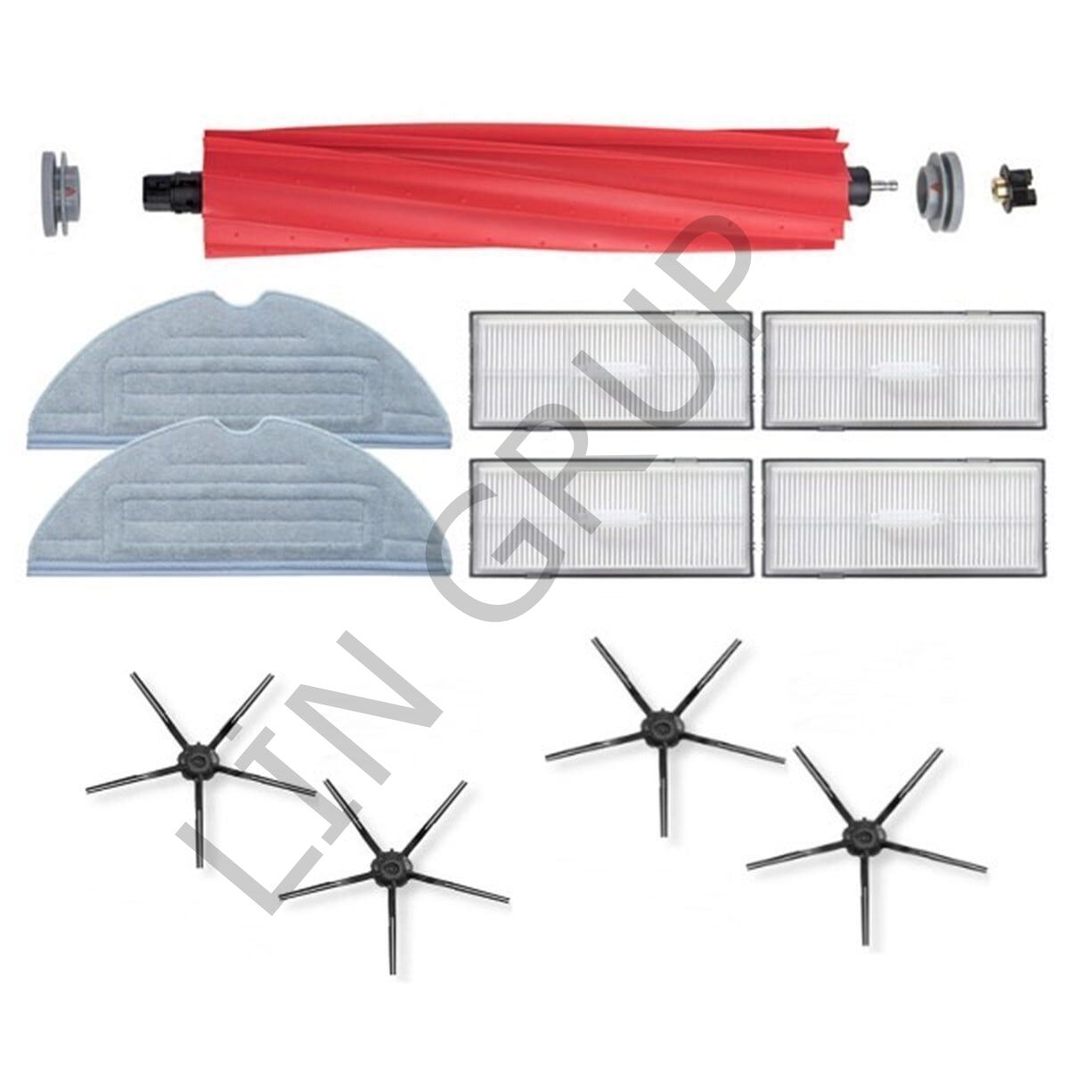 Roborock S7 Max V Robot Süpürge Uyumlu 11'lİ Yedek Parça Seti