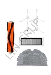 Xiaomi Trouver LDS Robot Süpürge Uyumlu 8'li Yedek Parça Seti