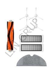 Xiaomi Trouver LDS Robot Süpürge Uyumlu 8'li Yedek Parça Seti