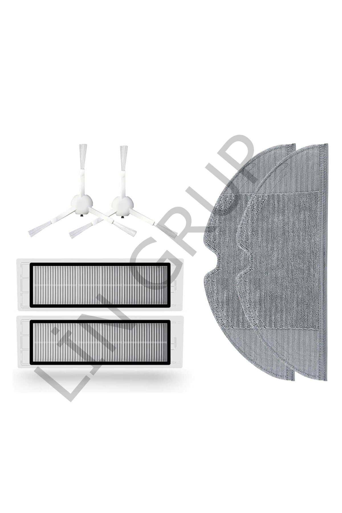 Xiaomi Vacuum Mop 1C (STYTJ01ZHM) Robot Süpürge Uyumlu 6'lı Yedek Parça Seti