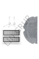 Xiaomi Vacuum Mop 1C (STYTJ01ZHM) Robot Süpürge Uyumlu 6'lı Yedek Parça Seti